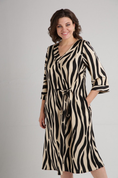 Нарядное платье А-силуэта с нагрудными выточками и карманами Rishelie 973 - фото 1