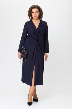 Миди платье свободного силуэта с А-образным вырезом SILVERSPICE S-5314 - фото 2