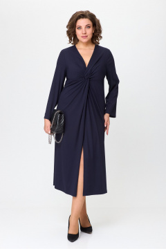 Миди платье свободного силуэта с А-образным вырезом SILVERSPICE S-5314 - фото 1