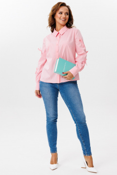 Блуза Mubliz 196 розовый - фото 4