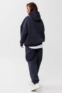 Костюм спортивный с брюками и джемпером из хлопка GO f3034/30-03.164 графит - фото 4