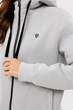 Спортивный костюм из хлопка и трикотажа с капюшоном GO f3085/29-01.170 пепел - фото 3