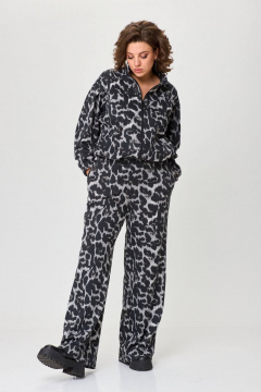 Платье свободного силуэта из трикотажа с карманами INVITE 6076 - фото 1