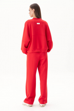 Спортивный костюм с ярким красным цветом и свободным кроем Fantazia Mod 4983 красный - фото 2
