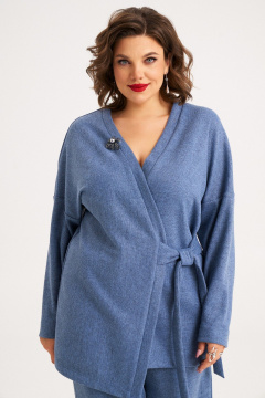 Комфортный комплект джемпер и брюки из трикотажа Almirastyle 399 - фото 5