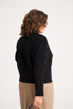 Комплект из трикотажного джемпера и юбки из эко-кожи Almirastyle 400 - фото 5