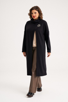 Модный кардиган с асимметричной застежкой и спущенными плечами Almirastyle 401 - фото 3