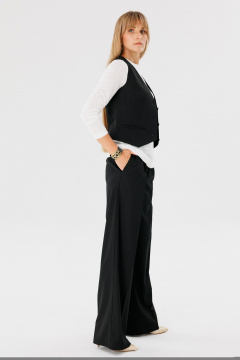 Унисекс лонгслив прямого кроя с длинными рукавами из трикотажа FAMA 24050 молочный - фото 5