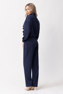 Блуза и брюки стильное сочетание из текстиля Golden Valley 6618 темно-синий - фото 2