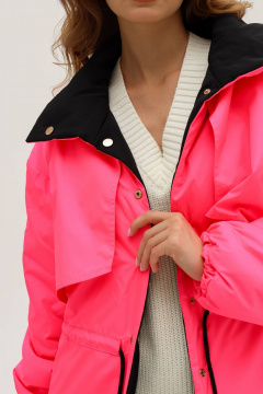 Двухсторонняя демисезонная куртка 2 в 1 стильная MASHA SKORINA MS-JBPN-2-001 - фото 4