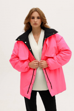 Двухсторонняя демисезонная куртка 2 в 1 стильная MASHA SKORINA MS-JBPN-2-001 - фото 1