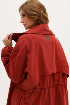 Демисезонный тренч из джинса с воротником и карманами MASHA SKORINA MS-TJ-4-003 - фото 5