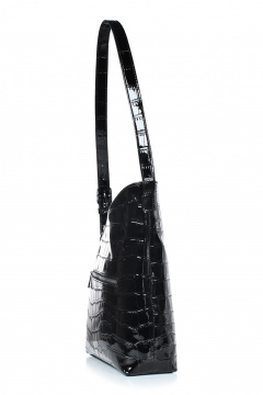 Черная сумка экокожа на каждый день Круглогодичный стиль Galanteya 20823.23с1172к45 черный - фото 4