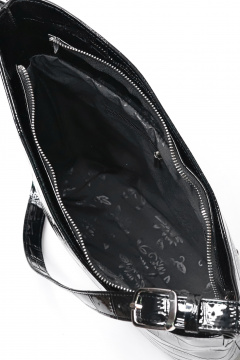 Черная сумка экокожа на каждый день Круглогодичный стиль Galanteya 20823.23с1172к45 черный - фото 5