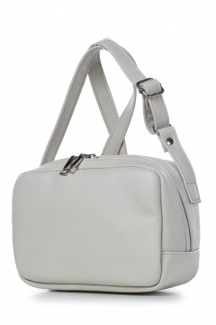 Экокожаная сумка с регуляторной ручкой и карманом Galanteya 26822.23с23к45 молочный - фото 1