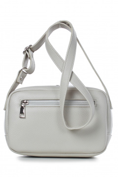 Экокожаная сумка с регуляторной ручкой и карманом Galanteya 26822.23с23к45 молочный - фото 3