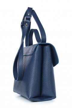 Экокожаная сумка на два отделения с регулируемым ремнем Galanteya 34623.24с76к45 синий_т. - фото 4