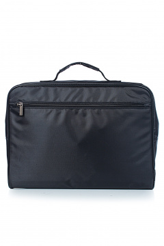 Черная текстильная папка с застежкой и шелкографией Galanteya 35907.24с463к45 черный - фото 3