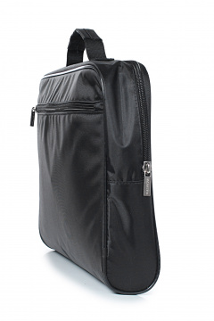 Черная текстильная папка с застежкой и шелкографией Galanteya 35907.24с463к45 черный - фото 4