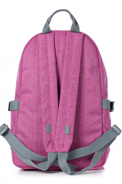 Рюкзак на каждый день с объемными карманами из текстиля Galanteya 36122.23с399к45 розов/черный - фото 3