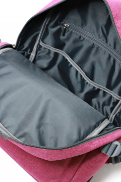 Рюкзак на каждый день с объемными карманами из текстиля Galanteya 36122.23с399к45 розов/черный - фото 5