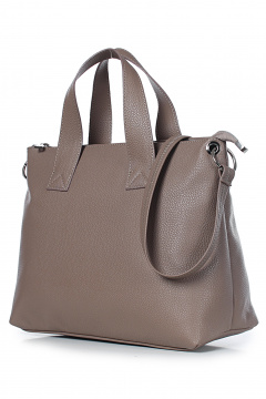 Кожаная сумка на каждый день без ручек и карманов Galanteya 36723.23с929к45 бежевый_т. - фото 1