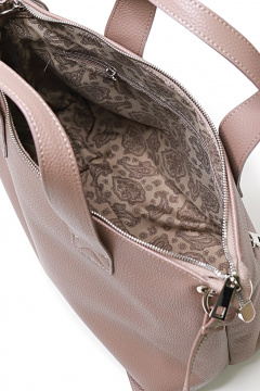 Кожаная сумка на каждый день без ручек и карманов Galanteya 36723.23с929к45 бежевый_т. - фото 4