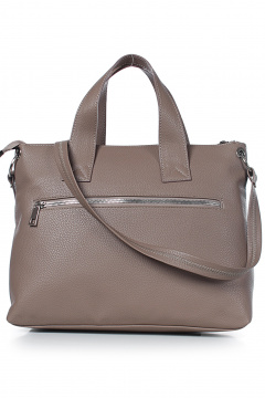 Кожаная сумка на каждый день без ручек и карманов Galanteya 36723.23с929к45 бежевый_т. - фото 5