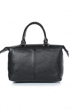 Кожаная сумка с объемным карманом и ремнем на каждый день Galanteya 37723.23с1383к45 черный - фото 3
