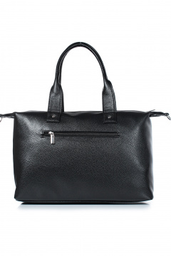 Экокожа сумка на каждый день с ремнем и ручками Galanteya 38223.23с1047к45 черный - фото 3