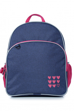 Текстильный рюкзак с отражающими элементами Galanteya 40122.23с500к45 синий_т. - фото 2