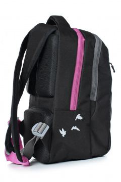 Черный текстильный рюкзак с двумя отделениями Galanteya 40723.24с84к45 черный - фото 4