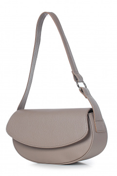 Классическая сумка из экокожи с клапаном и ручкой Galanteya 40823.24с286к45 кофейный - фото 1