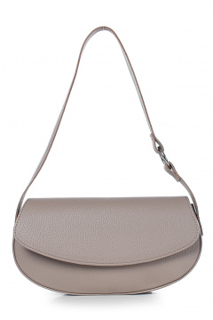 Классическая сумка из экокожи с клапаном и ручкой Galanteya 40823.24с286к45 кофейный - фото 3