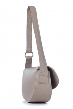 Классическая сумка из экокожи с клапаном и ручкой Galanteya 40823.24с286к45 кофейный - фото 4