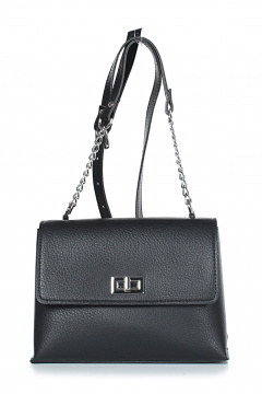 Черная кожаная сумка на каждый день стиль casual Galanteya 4324.24с240к45 черный - фото 2
