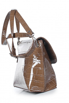 Экокожаная сумка на каждый день бежевый размер Galanteya 4524.24с242к45 бежевый - фото 4