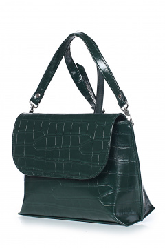 Экокожаная сумка зеленая стиль на каждый день Galanteya 4524.24с242к45 зеленый_т. - фото 1