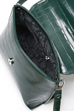 Экокожаная сумка зеленая стиль на каждый день Galanteya 4524.24с242к45 зеленый_т. - фото 5