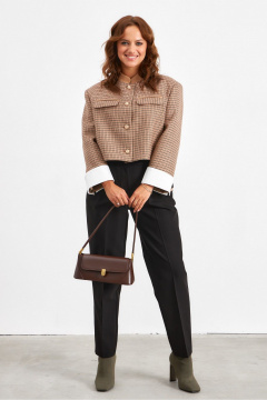 Черные классические брюки из костюмной ткани Avord V3145 черный - фото 3