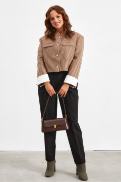 Черные классические брюки из костюмной ткани Avord V3145 черный - фото 1