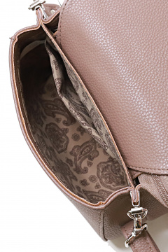 Бежевая экокожа сумка, круглый год, стиль на каждый день Galanteya 4624.24с243к45 бежевый_т. - фото 5