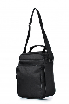 Сумка из текстиля, черная, на каждый день, с карманами Galanteya 47823.23с1352к45 черный - фото 1