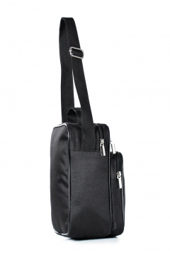 Сумка из текстиля, черная, на каждый день, с карманами Galanteya 47823.23с1352к45 черный - фото 4