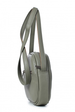Круглогодичная эко-кожа сумка на ремне на каждый день Galanteya 47923.23с1353к45 оливковый_св. - фото 4