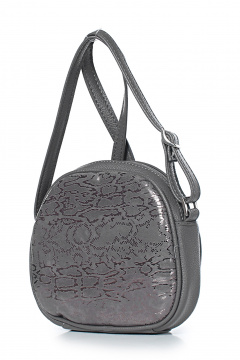 Круглогодичная эко-кожа серая сумка на регулируемом ремне Galanteya 47923.23с1353к45 серый - фото 1