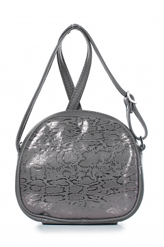 Круглогодичная эко-кожа серая сумка на регулируемом ремне Galanteya 47923.23с1353к45 серый - фото 2