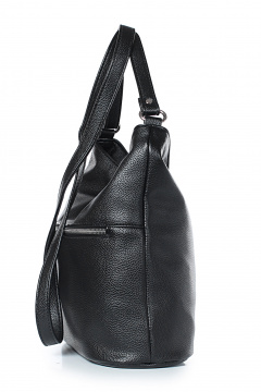 Черная сумка из экокожи с несколькими карманами Galanteya 6124.24с256к45 черный - фото 4