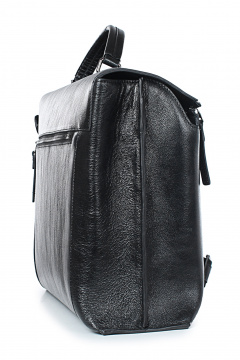 Кожаный портфель на два отделения черный для офиса Galanteya 924.24с821к45 черный - фото 4