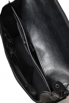 Кожаный портфель на два отделения черный для офиса Galanteya 924.24с821к45 черный - фото 5